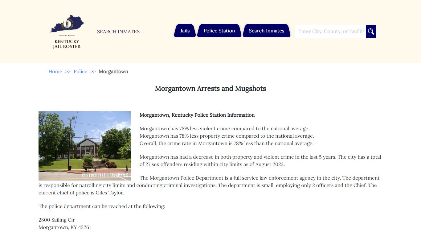 Morgantown Arrests and Mugshots - Jail Roster Search